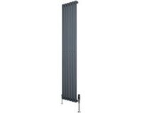 MonsterShop Monster Group BV Ovale radiator 1 kolom - 1800x360 mm - Antracietgrijs