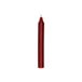 Table candle, burgundy, 18 cm