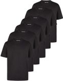 Jack & Jones Heren T-Shirt JACJEANS CREW NECK TEE 6 Pack Zwart XXL