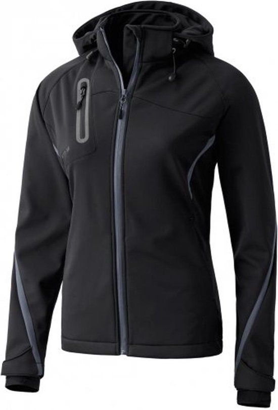 Erima Outdoor Softshell Jack Dames - Zwart - Maat 40