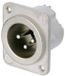 Neutrik NC3MD-LX-M3 XLR-connector Flensstekker