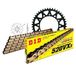 Kettingset DID Kettingset staal 520VX3 / 104 clipslot voor Kawasaki KLR 250 cc bj. 1983-1992