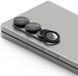 Ringke Lens Frame Glass Geschikt voor Samsung Z Fold 6 Protecteur d'appareil photo Verre trempé Noir 2-Pack