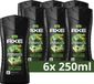 AXE Wild 3-in-1 Douchegel - Green Mojito & Cedarwood - 6 x 250ml