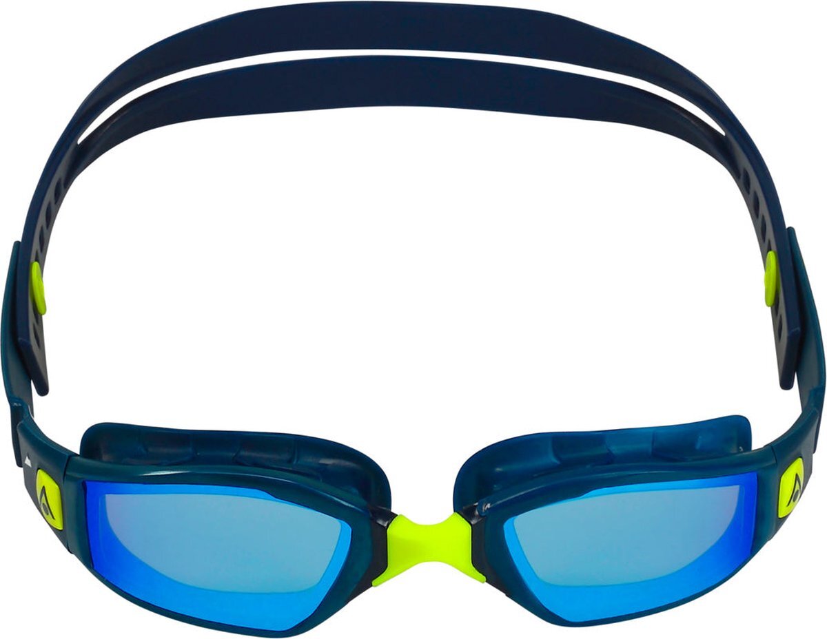 Aquasphere Aquasphere Ninja - Zwembril - Volwassenen - Blue Titanium Mirrored Lens - Blauw