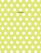 Notebook: Polka Dots Green Pastel Composition Notebook - College Ruled 110 Pages - Large 8.5 x 11