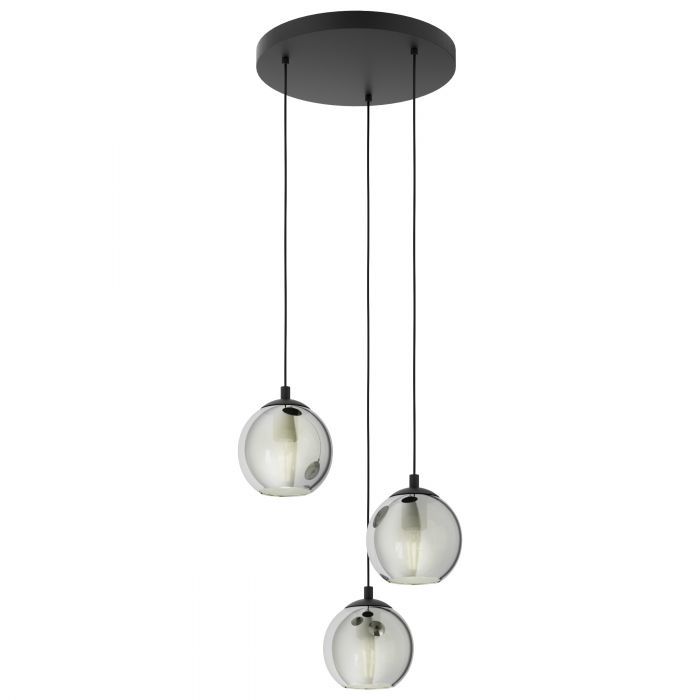 EGLO Ariscani Hanglamp - Zwart - 3 x E27 - Ø 42.5 cm