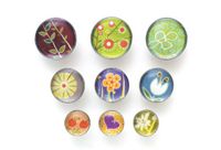 Nobo 1903878 pinbordnaalden (verschillende designs) 9 stuks wit/gesorteerd
