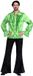Amscan Shirt Satin Heren Polyester Groen Maat XL