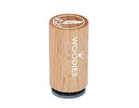 Woodies Mini Houten Pen, Stempel, 1,5 x 1,5 x 3 cm