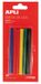 APLI coloured glue sticks 7.5 mm blister with 12 pieces