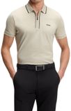 BOSS Herren Poloshirt Philix Goc Baumwolle Braun M