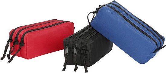 Viquel Trizip VI-777348-05 Assorted Round Pencil Case for Kids and Adults