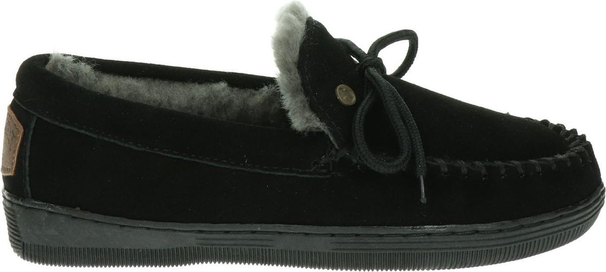 Warmbat Koala Suede Dames Pantoffels - Black - Maat 39