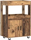 vidaXL Bar Kar Oud Hout 60 x 39.5 x 89 cm Bewerkt Hout