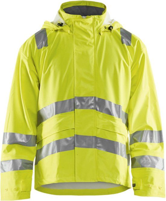 Blåkläder 4303-2009 Vlamvertragende Regenjas Geel XXXL