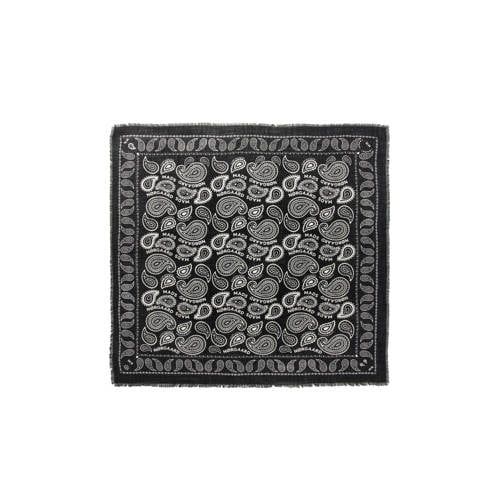 MADS NØRGAARD - COPENHAGEN sjaal met paisley print zwart