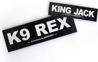 Julius K9 Eigen Naam Label Per Stuk Enkel de naam