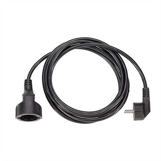 Bachmann Verleng kabel, Beschermcontact 230V 2m zwart