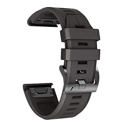 NotoCity Horlogebandje - Siliconen - Compatibel met Fenix 5X/5X Plus/3/3 HR - 26 mm - Uniseks