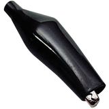BKL Electronic 072403 Krokodillenklem Zwart Klembereik (max.): 9 mm Lengte: 28 mm 1 stuk(s) Piece