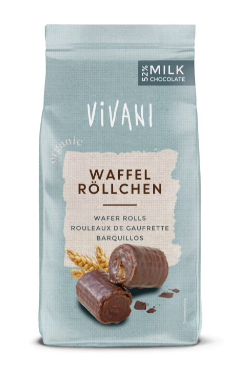 Vivani Vivani Wafer Rolls Melkchocolade