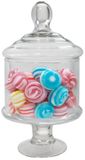 Gerimport Snoeppot/Voorraadpot Lisa - Glas - D12,5 x H23 cm - Transparant