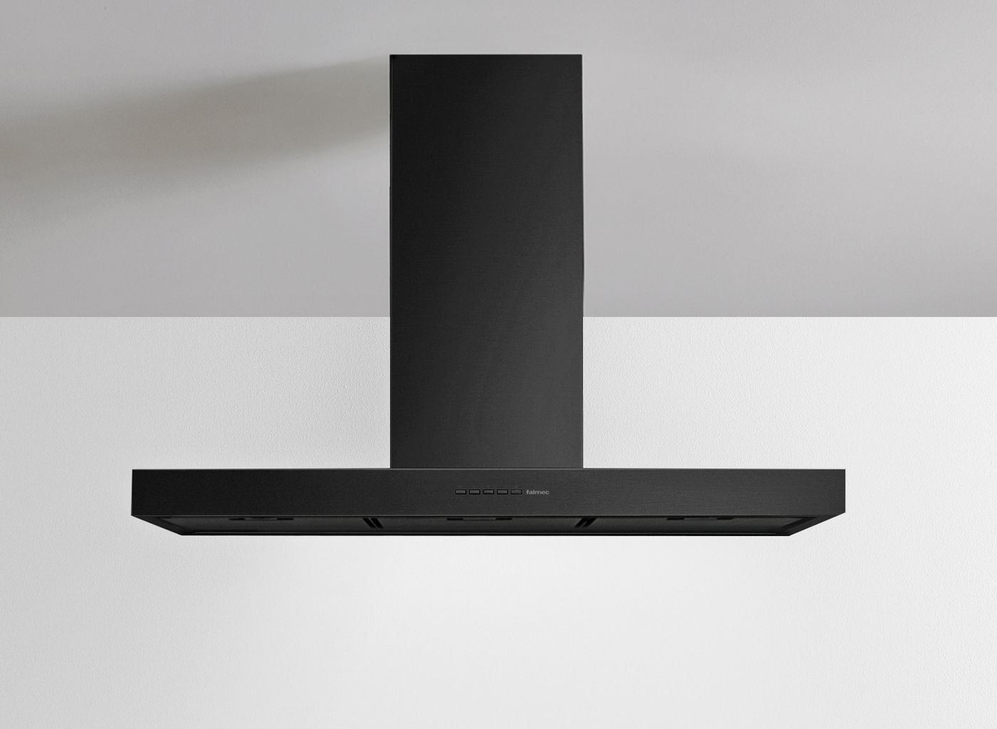 Falmec Mercurio Black - Muurmontage - Zwart - 600 m³/uur - LED