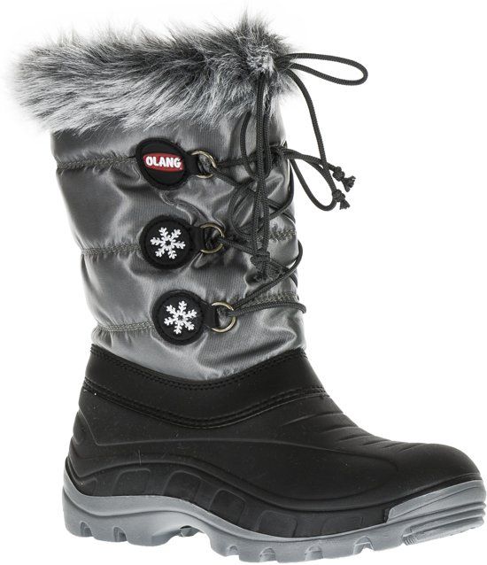 Olang Snowboots - Maat 35 - Vrouwen - zwart/antraciet