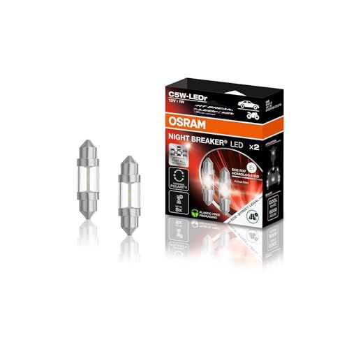 OSRAM NIGHT BREAKER LED C5W ECE; 6000K, ECE-goedgekeurde LED-signaallamp voor retrofit, 12V