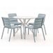 Forza Furniture Forza Narni/Sora ø 90cm dining tuinset 5-delig stapelbaar