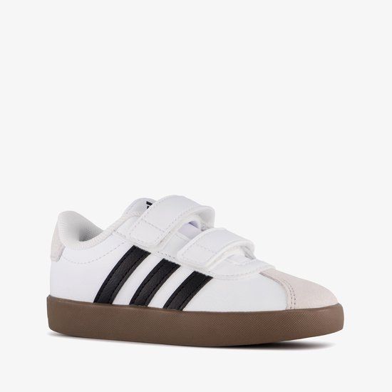 Adidas Sportswear VL Court 3.0 Lage sneakers Unisex Kinderen Leer Wit