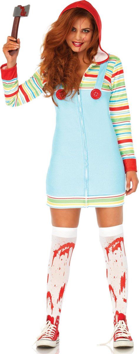Leg Avenue Killer Pop Kostuum Vrouwen - L - Polyester - 0714718526140