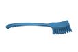 Maya Professional Tools 10215-2 lange multifunctionele steelborstel, harde borstelharen, FBK/levensmiddelhygiëne, 410 mm x 45 mm, blauw