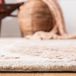 Safavieh Bohemian Indoor Hand Tufted Abstract Collection, ABT340, in Ivory / Charcoal, 60 X 91 cm