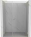 Mexen Lunar-B L porte de douche pivotante droite 145 cm, transparent, or brossé