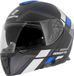 Bogotto FF403 Murata Blauw Zwart Systeemhelm Maat XS