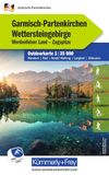 Kümmerly+Frey Outdoorkarte Deutschland 3 Garmisch-Partenkirchen, Wettersteingebirge 1:35.000