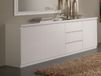 Buffet REBECCA 3 portes et 3 tiroirs blanc laqué