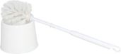 Gerimport Wc/toiletborstel en houder wit 33 cm van kunststof