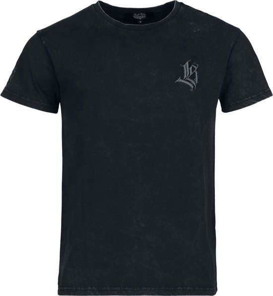Rock Rebel by EMP grijs T-shirt met acid wash - Heren - XL