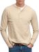 Superdry Mini Slub Waffle Grandad LS Shirt Heren - Maat M