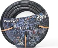 Tuyau d'arrosage - 20 m - Noir - Plastique recyclé