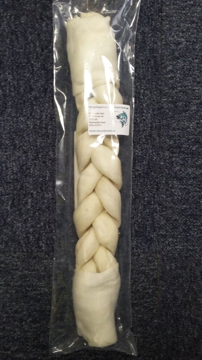 Landman witte vlechtstaaf 18 inch