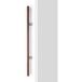 Viefe Poignée KUMO WOOD BIG en bois et aluminium, Noyer + aspect acier inoxydable - 320 mm - Unilatéral (1 pièce)