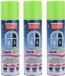 Merkloos / Sans marque Goodmark Group 3x Glow in the dark sneeuw spray 150 ml