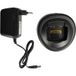 vhbw chargeur compatible avec Motorola Pro5150, MTX950, PR860, MTX9250, MTX850LS, Pro5350, Pro5450 radio - station de charge + adaptateur secteur, 16 V, 0,9 A
