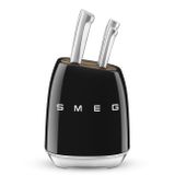 Smeg KBSF02BL Messenblok met 6 Messen - Zwart