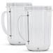 KitchenBrothers Smoothieblender Cups - BPA-vrij - 400 ml - 2 stuks