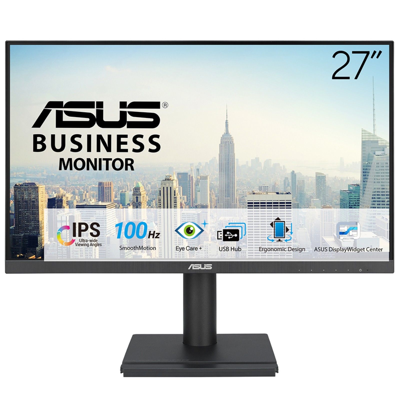 ASUS VA27DQFS computer monitor 68,6 cm (27") 1920 x 1080 Pixels Full HD LCD Zwart